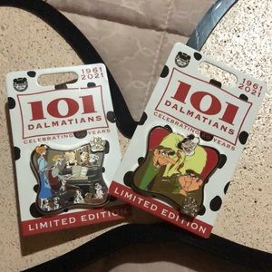 Disney 101 Dalmatians 60th Anniversary Pins